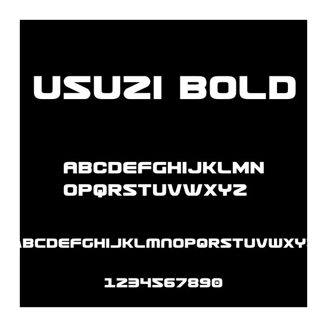 Usuzi Bold
