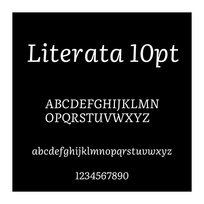 Literata 10pt