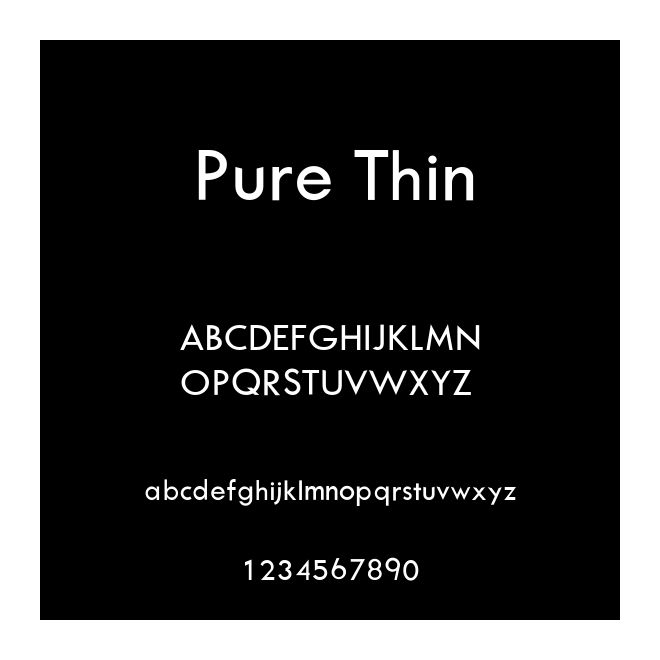 Pure Thin