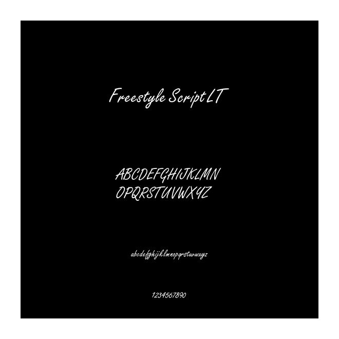 Freestyle Script LT