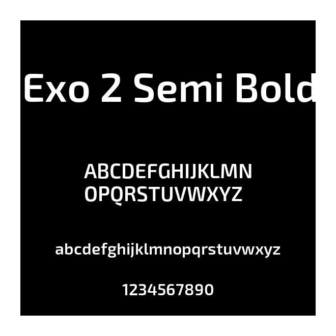 Exo 2 Semi Bold