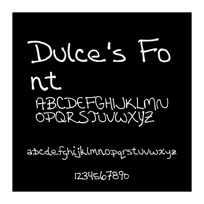 Dulce's Font