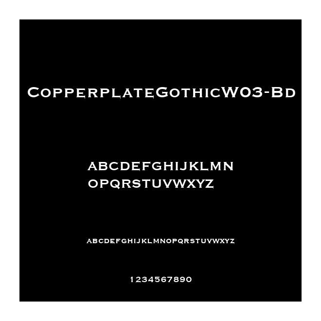 CopperplateGothicW03-Bd