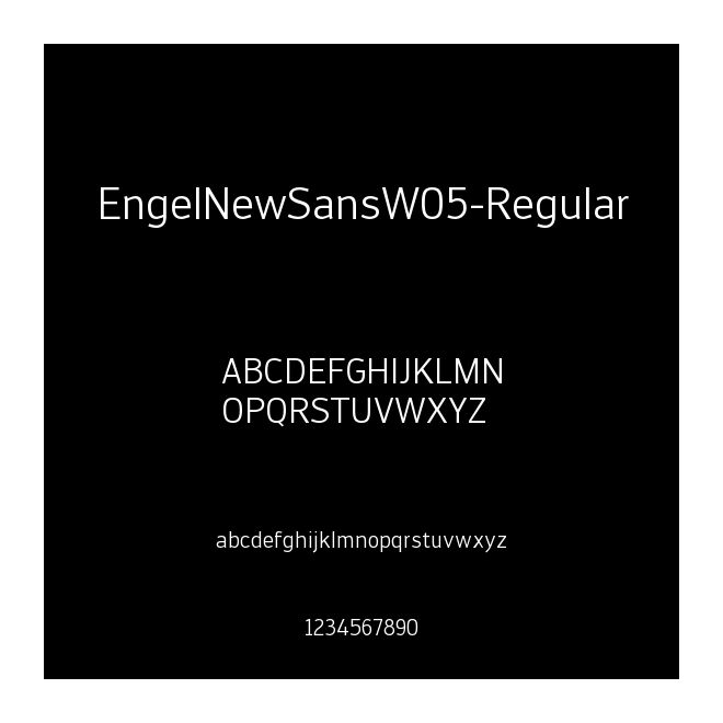 EngelNewSansW05-Regular