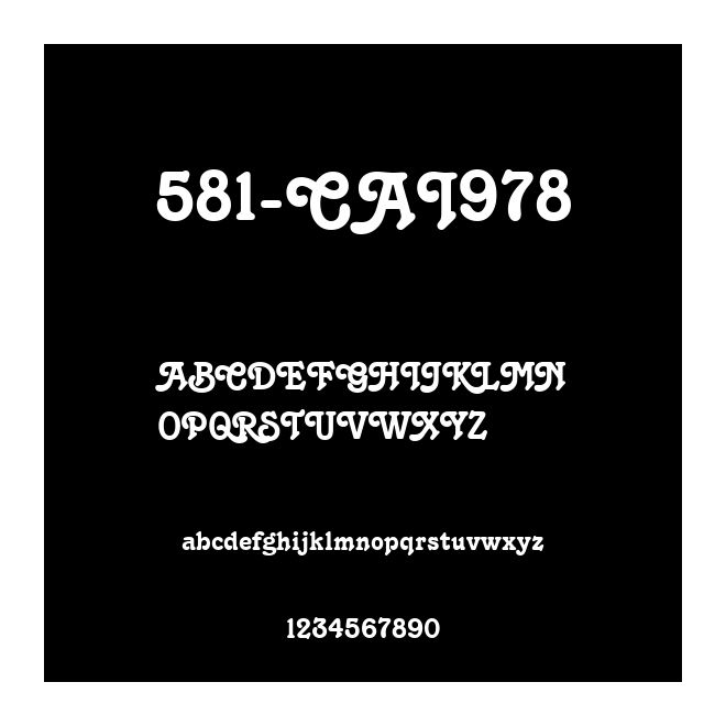 581-CAI978