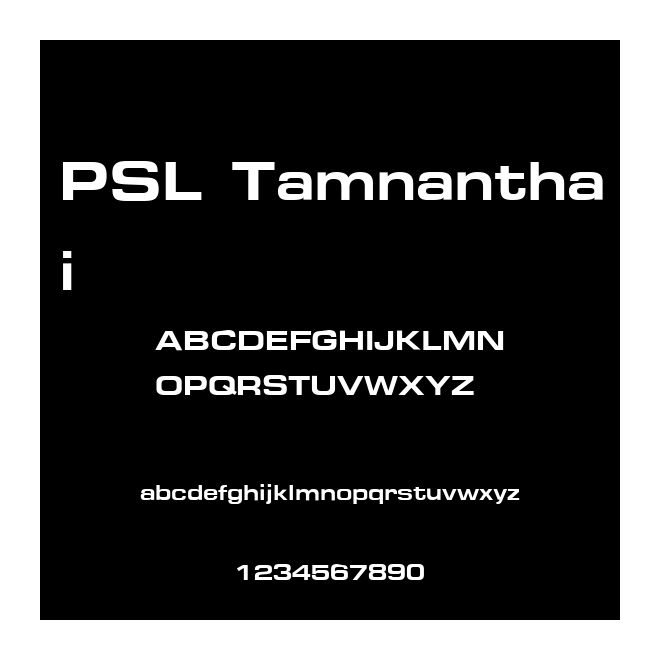 PSL Tamnanthai