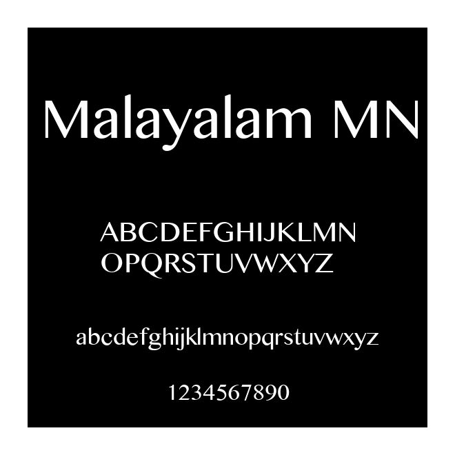 Malayalam MN