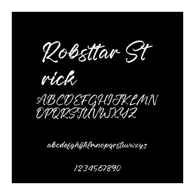 Robsttar Strick