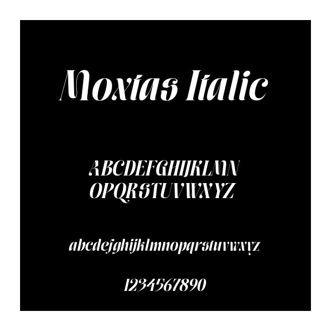 Moxtas Italic