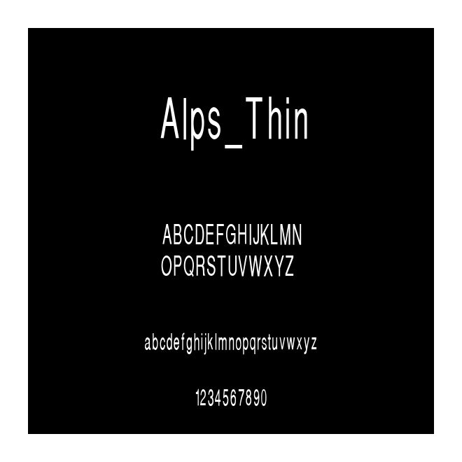 Alps_Thin
