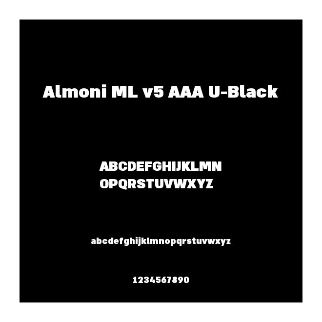 Almoni ML v5 AAA U-Black