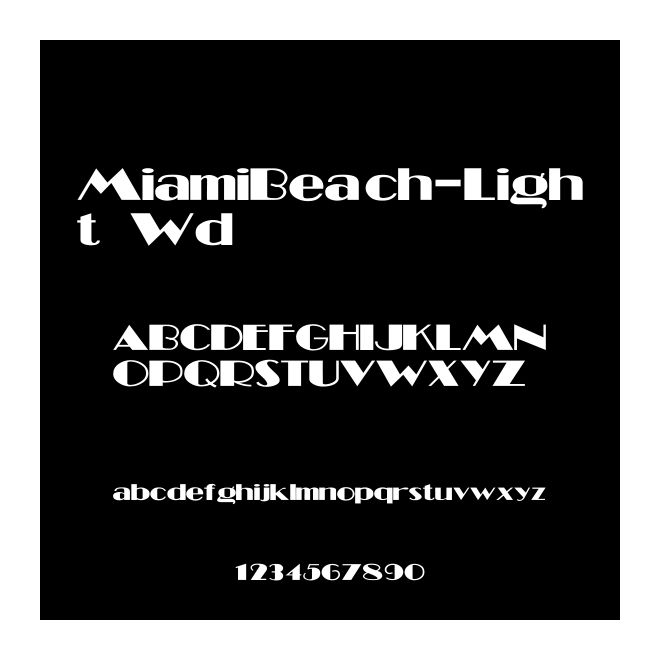 MiamiBeach-Light Wd