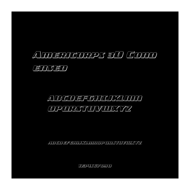 Americorps 3D Condensed