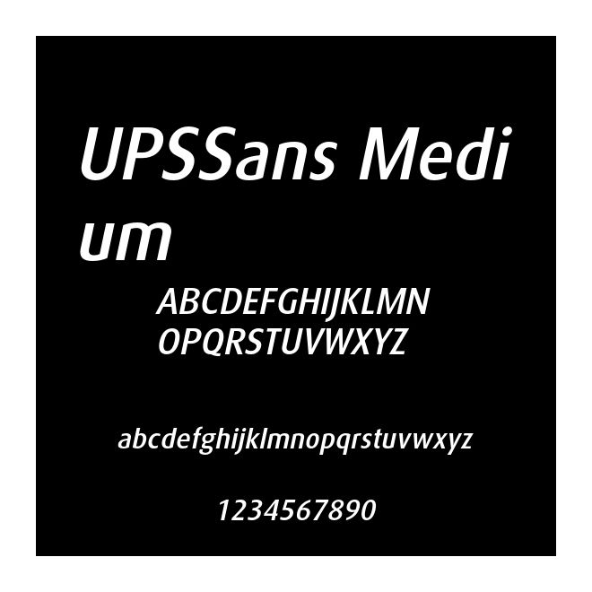 UPSSans Medium