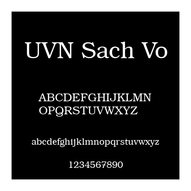 UVN Sach Vo