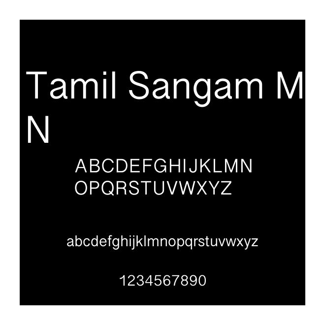 Tamil Sangam MN