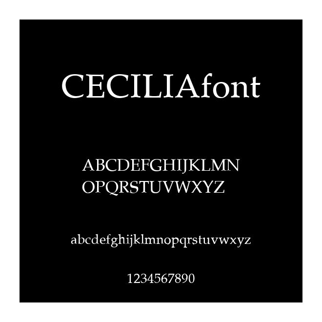 CECILIAfont