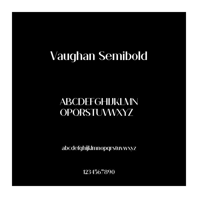 Vaughan Semibold