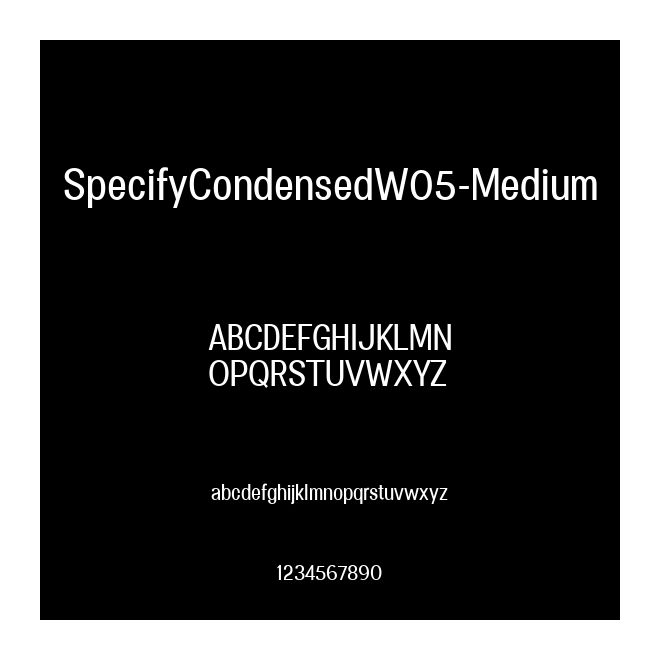 SpecifyCondensedW05-Medium