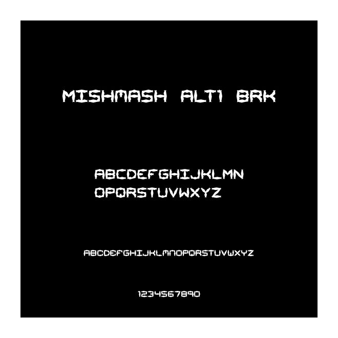 Mishmash ALT1 BRK