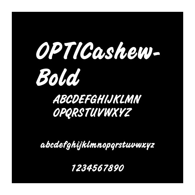 OPTICashew-Bold