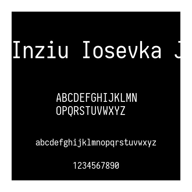 Inziu Iosevka J