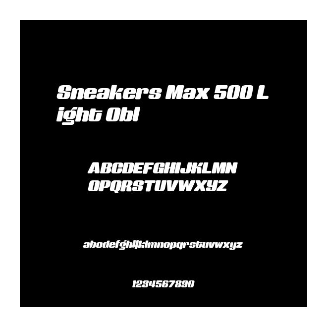 Sneakers Max 500 Light Obl