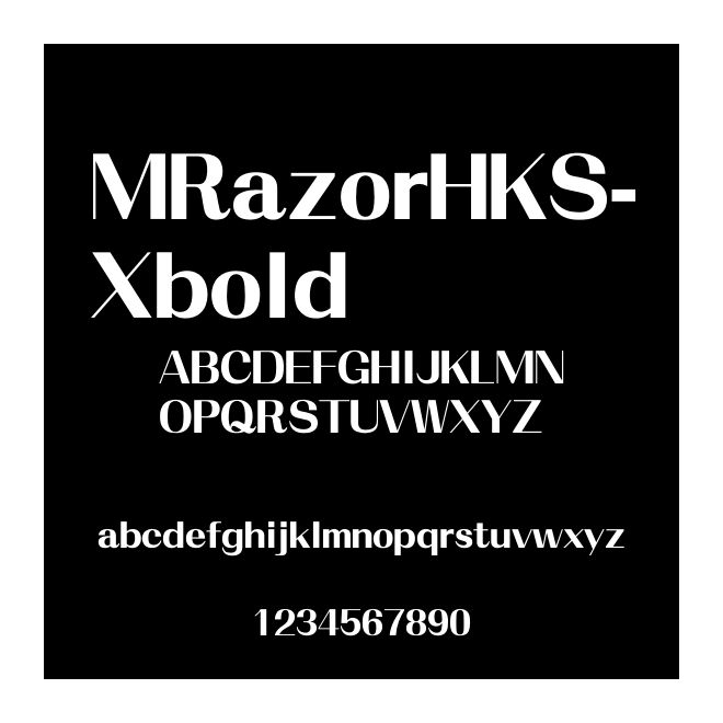MRazorHKS-Xbold