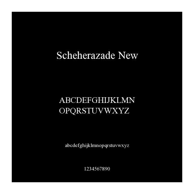Scheherazade New
