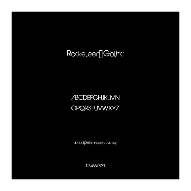 Rocketeer_Gothic