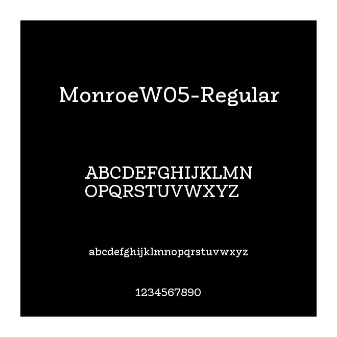 MonroeW05-Regular