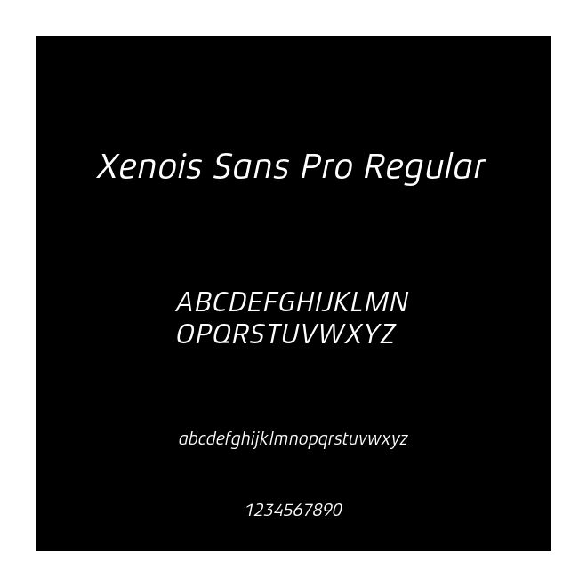 Xenois Sans Pro Regular