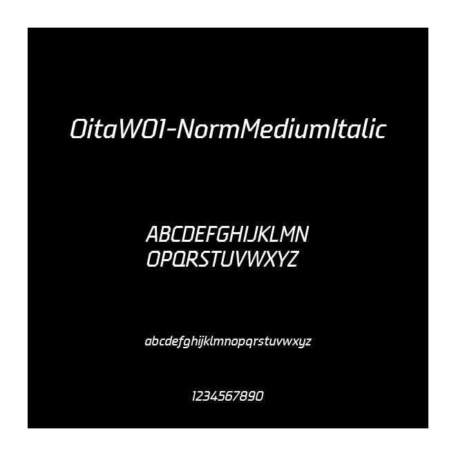 OitaW01-NormMediumItalic
