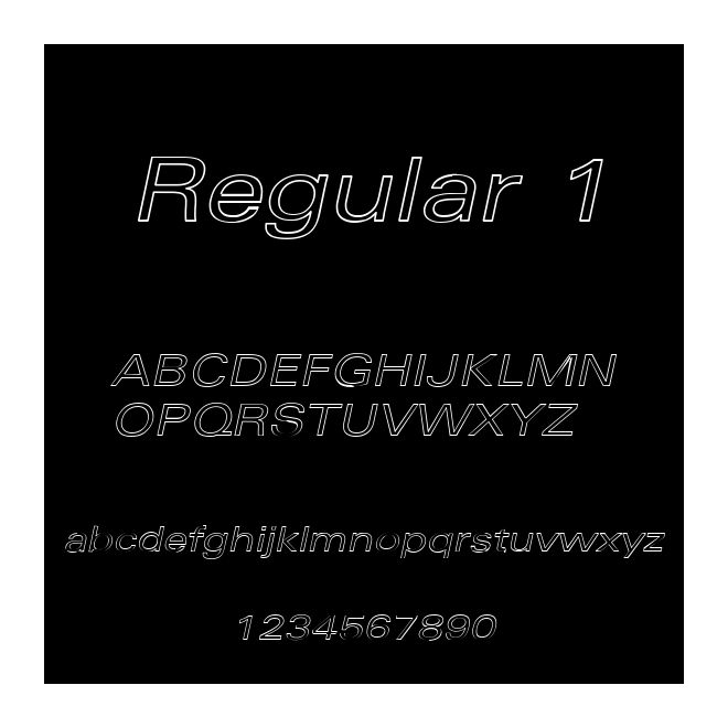 Regular 1