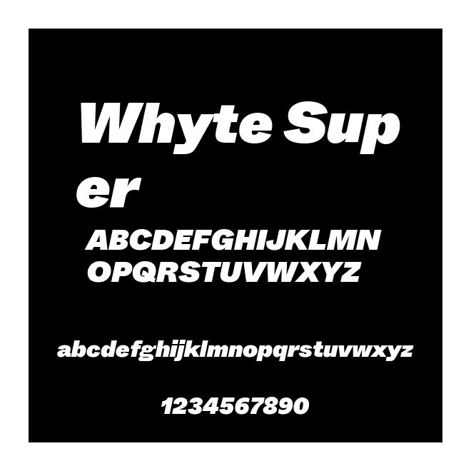 Whyte Super