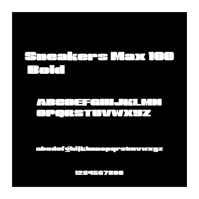 Sneakers Max 100 Bold