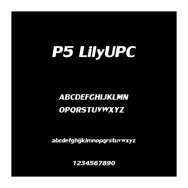 P5 LilyUPC