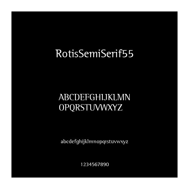 RotisSemiSerif55