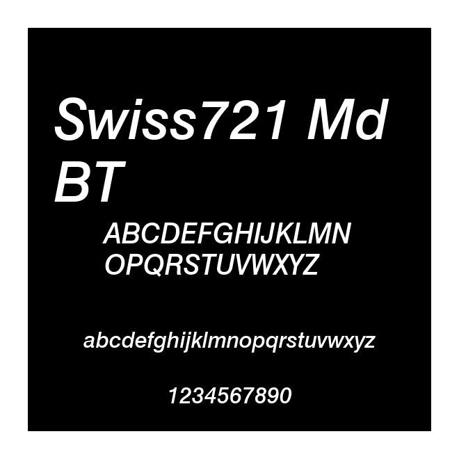 Swiss721 Md BT