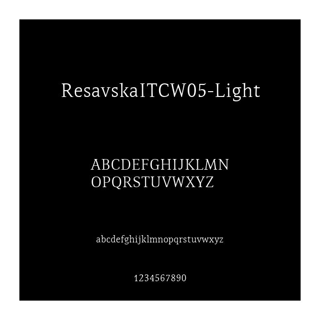 ResavskaITCW05-Light