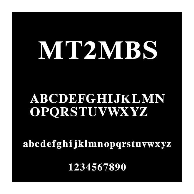 MT2MBS