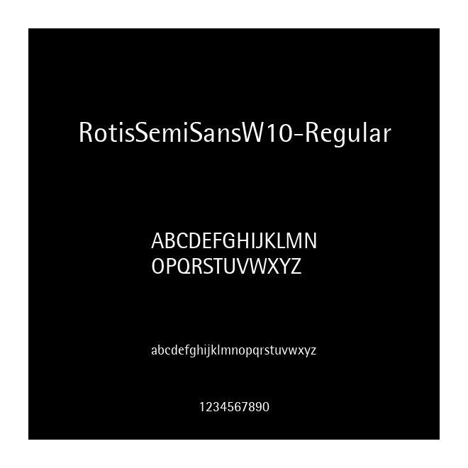 RotisSemiSansW10-Regular