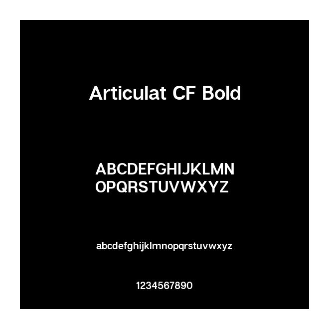 Articulat CF Bold
