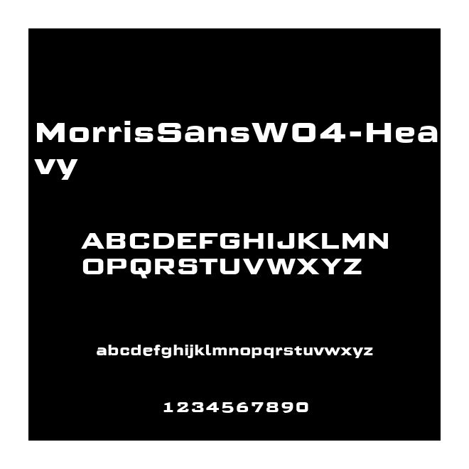 MorrisSansW04-Heavy