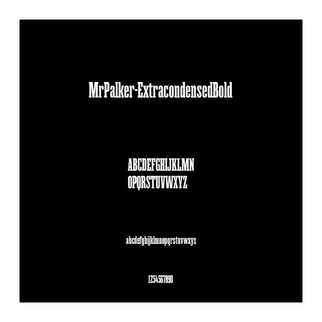 MrPalker-ExtracondensedBold