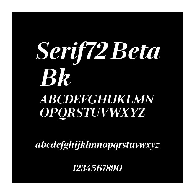 Serif72 Beta Bk