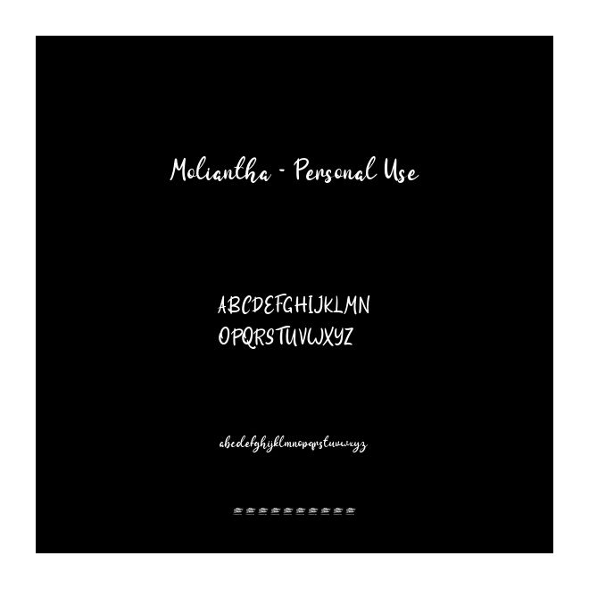 Moliantha - Personal Use