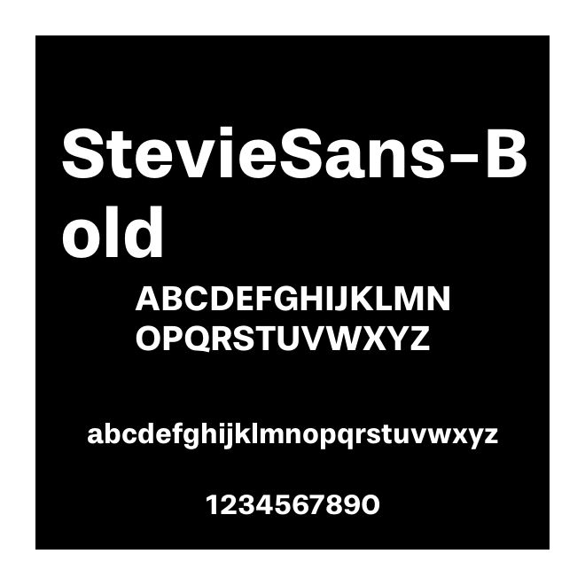 StevieSans-Bold