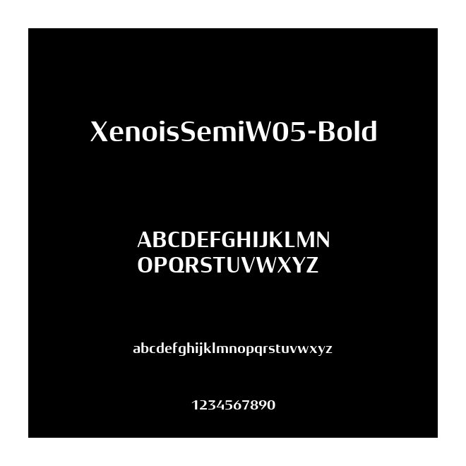 XenoisSemiW05-Bold