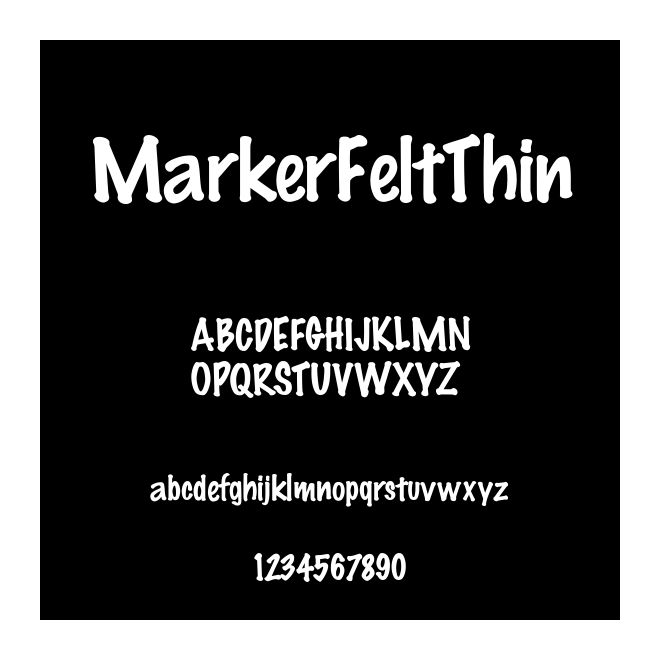 MarkerFeltThin